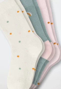Baby-Stoppersocken 3er-Pack Punkte mehrfarbig - Legwear Baby