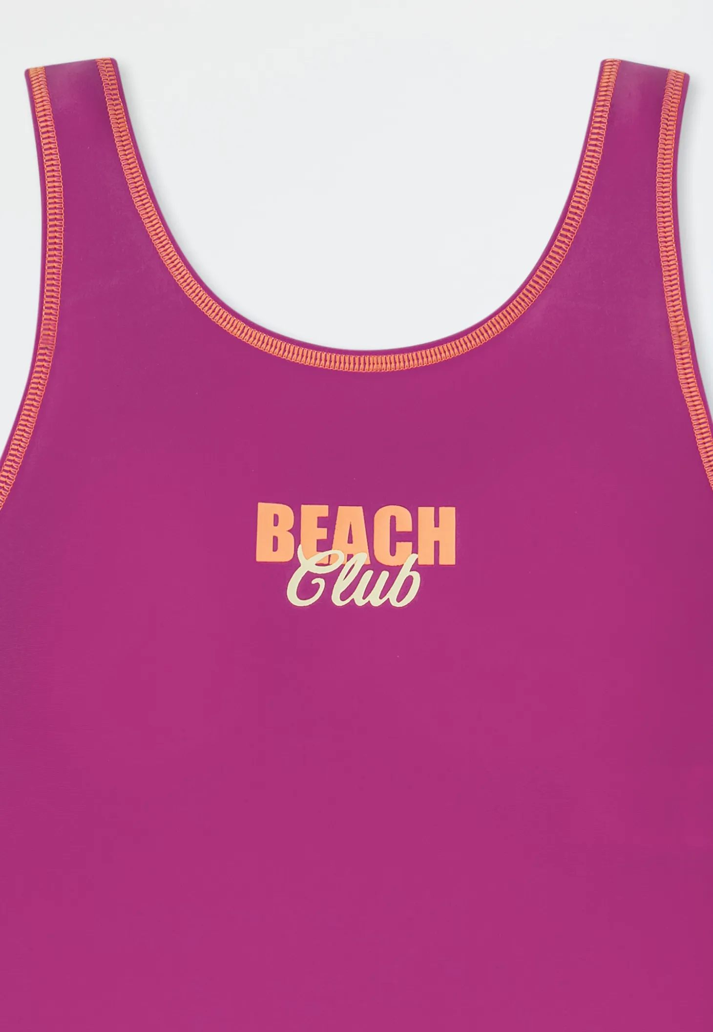 Badeanzug Schulsport fuchsia - Aqua