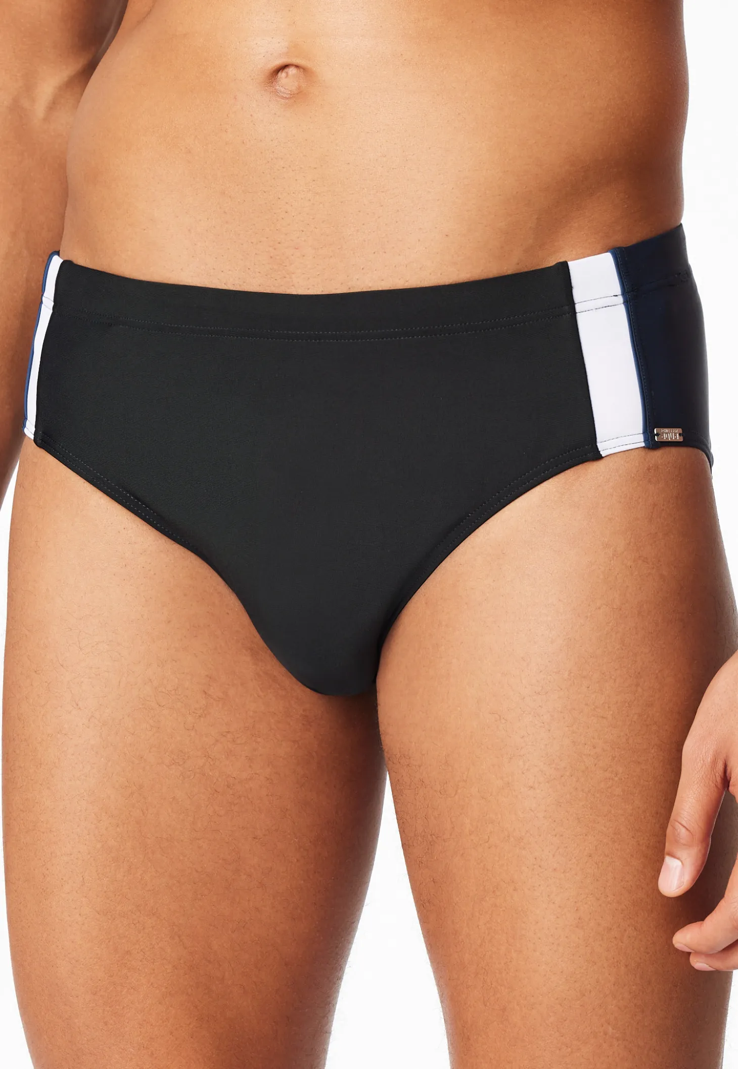 Badehose Schlüsseltasche schwarz - Aqua