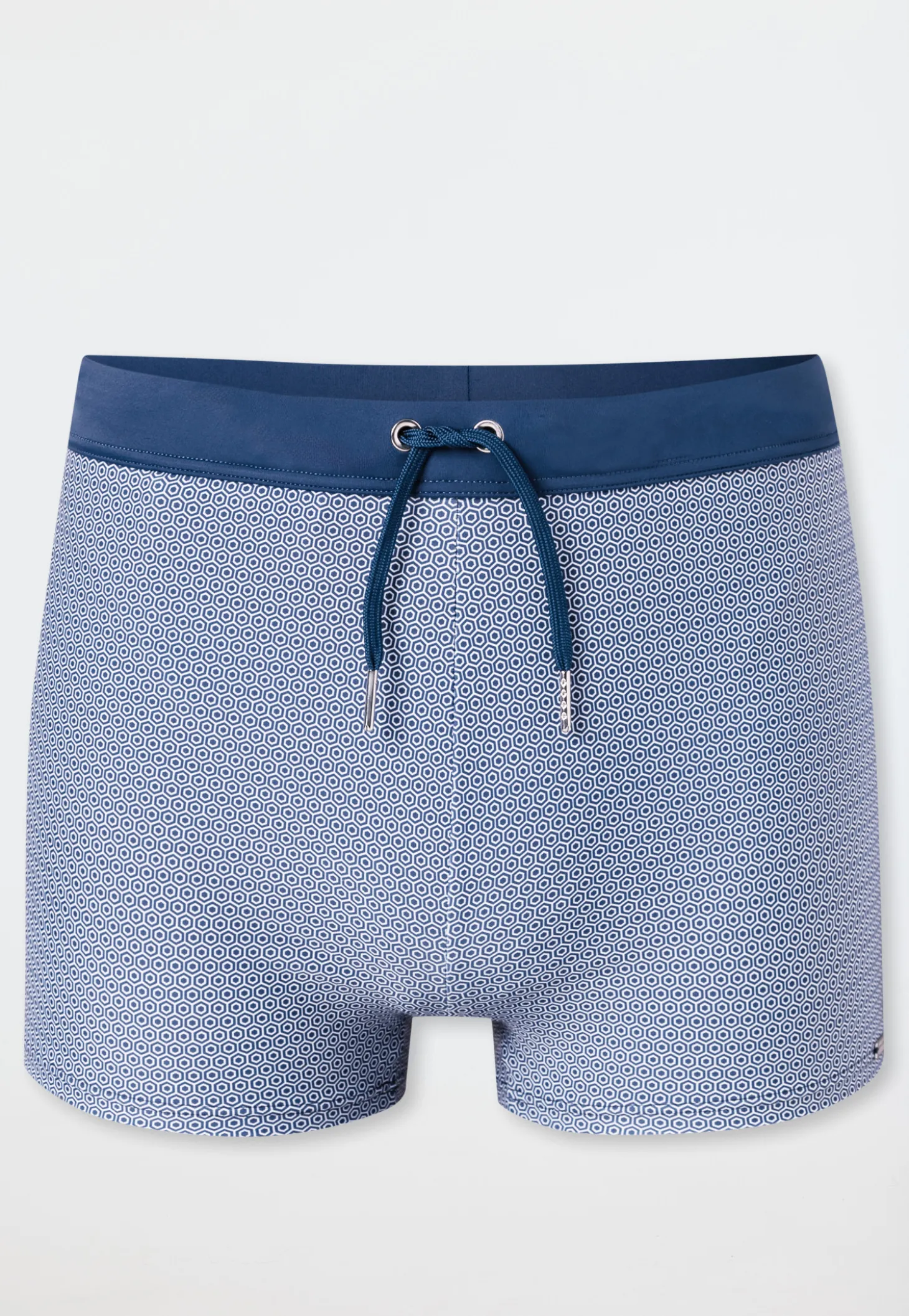 Badehose Wirkware blau gemustert - Aqua
