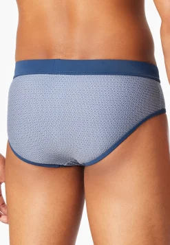 Badehose Wirkware blau gemustert - Aqua