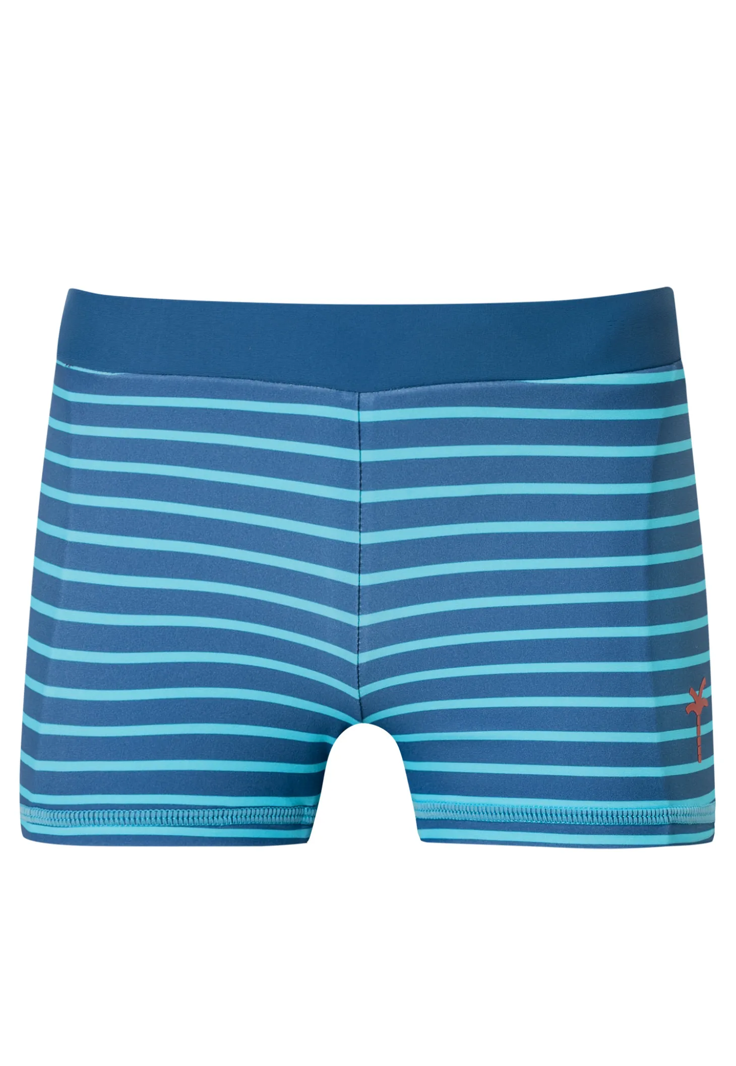 Badehose Wirkware recycelt LSF40+ Streifen aqua - Aqua