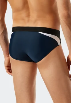 Badehose Wirkwareseitliche Streifen admiral - Nautical Active