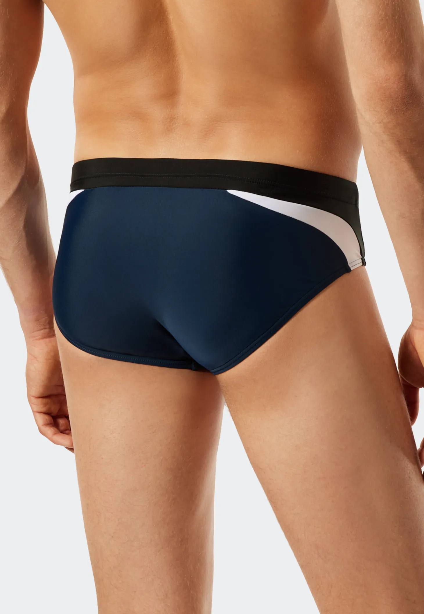 Badehose Wirkwareseitliche Streifen admiral - Nautical Active