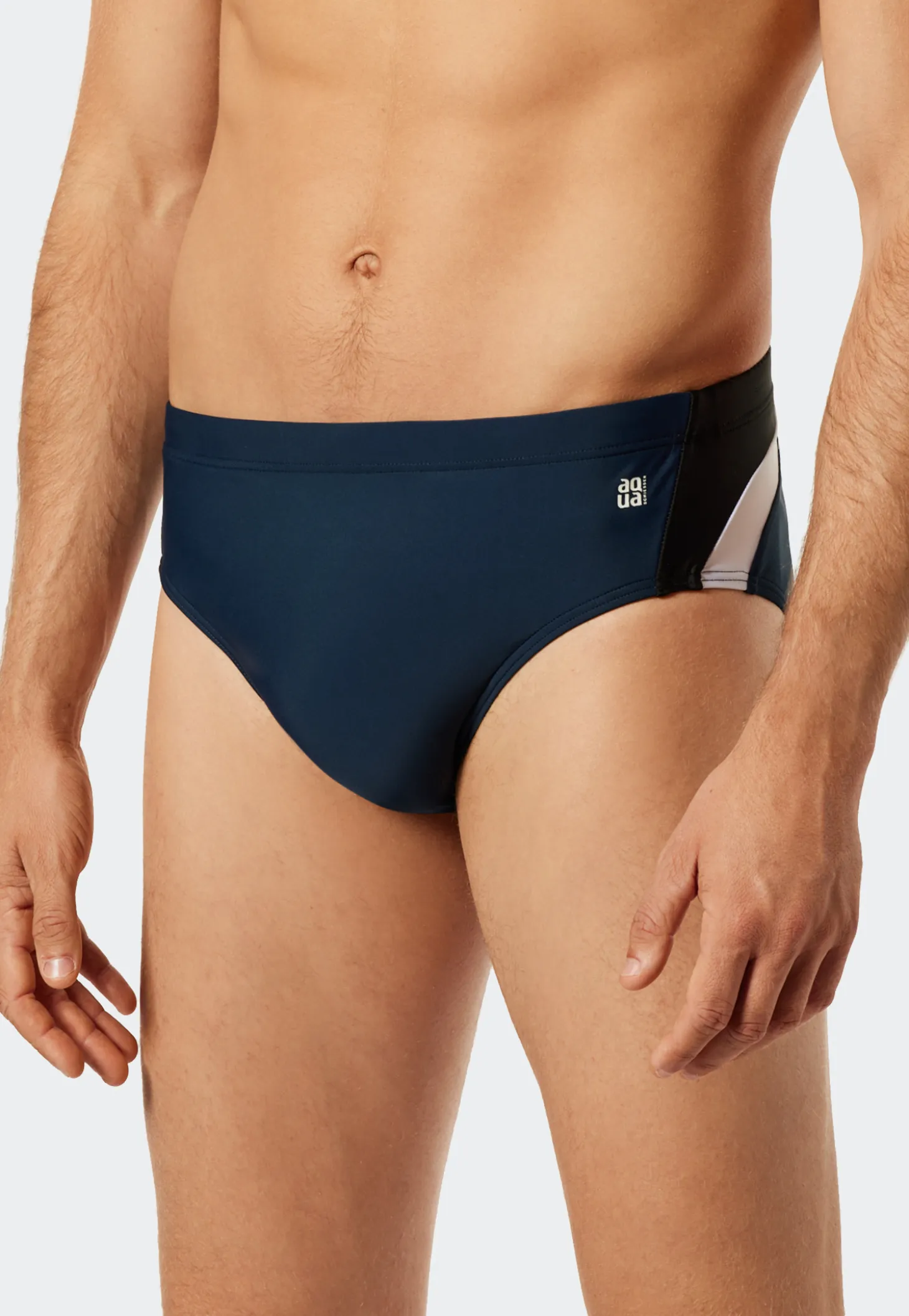 Badehose Wirkwareseitliche Streifen admiral - Nautical Active