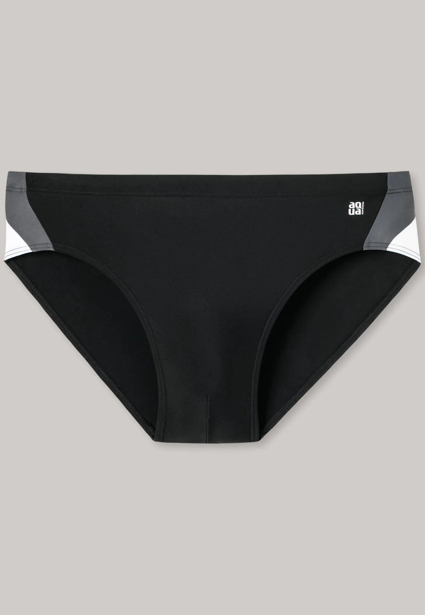 Badehose Wirkware seitliche Streifen schwarz - Nautical Active