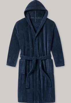 Bademantel Frottee navyblau - Essentials