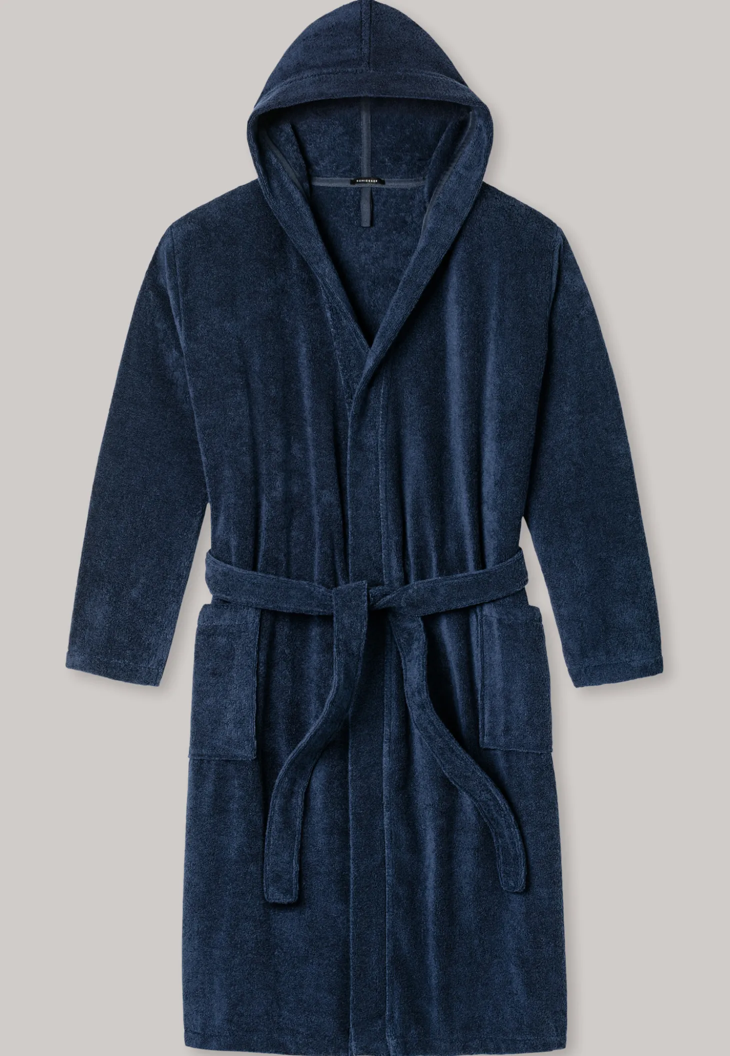 Bademantel Frottee navyblau - Essentials