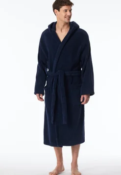 Bademantel Frottee navyblau - Essentials
