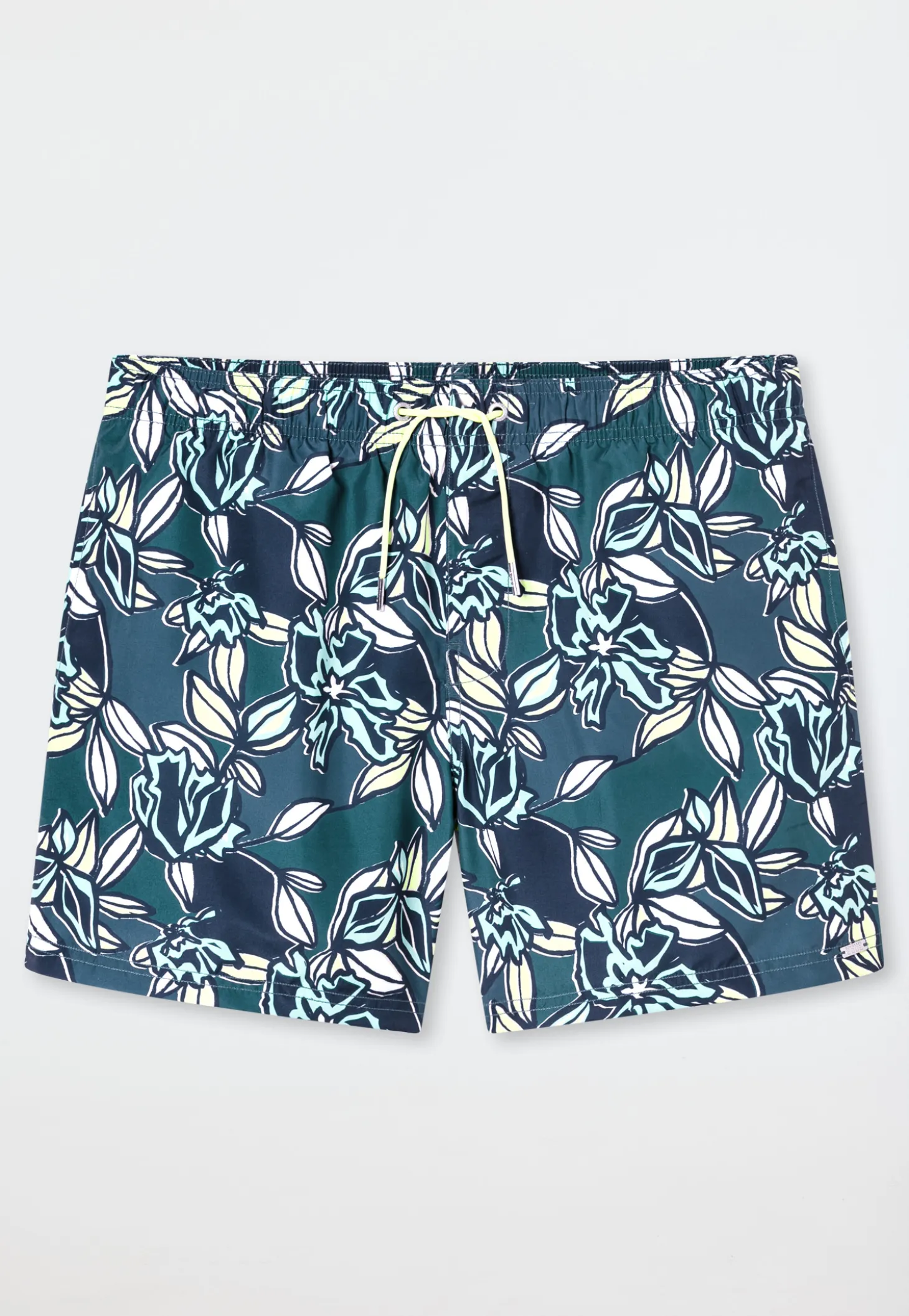 Badeshorts Webware multicolor gemustert - Aqua