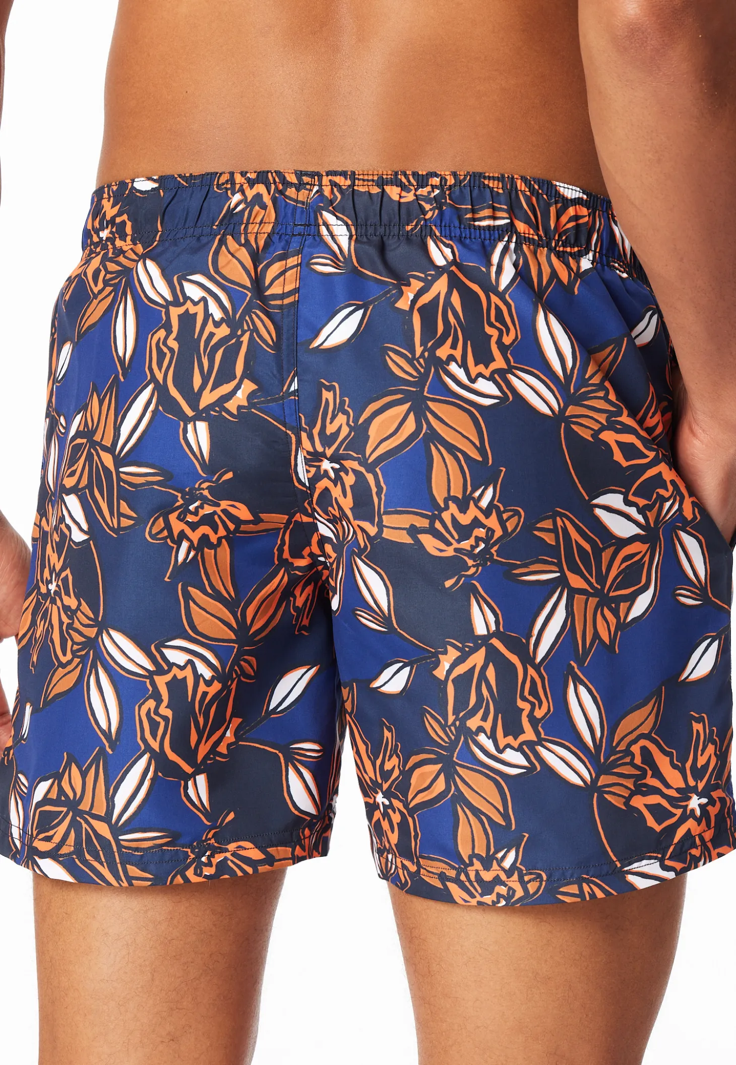 Badeshorts Webware multicolor gemustert - Aqua