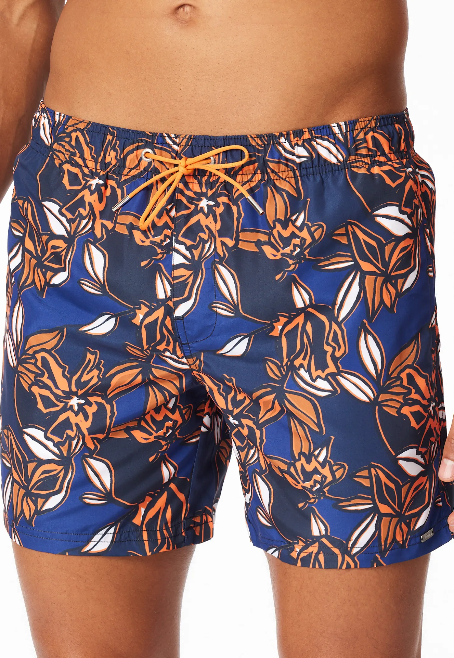 Badeshorts Webware multicolor gemustert - Aqua