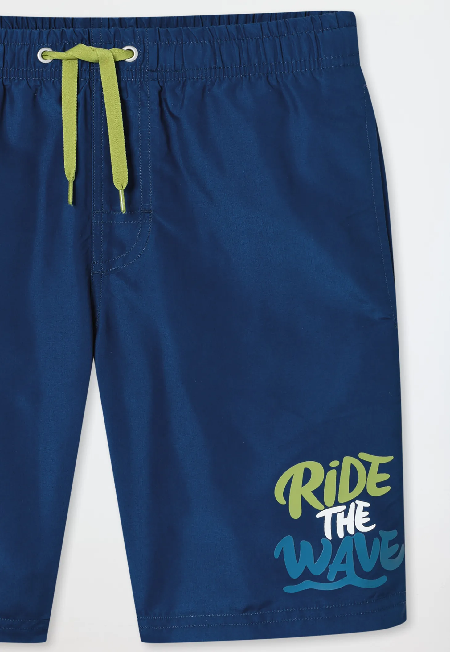 Badeshorts Webware navy - Aqua