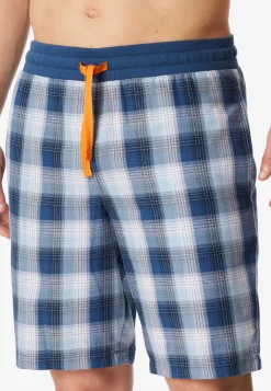 Bermuda Webware pacific blue kariert - Mix+Relax