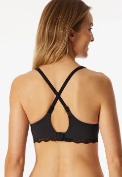 BH mit Schale Spitze schwarz - Unique Cotton