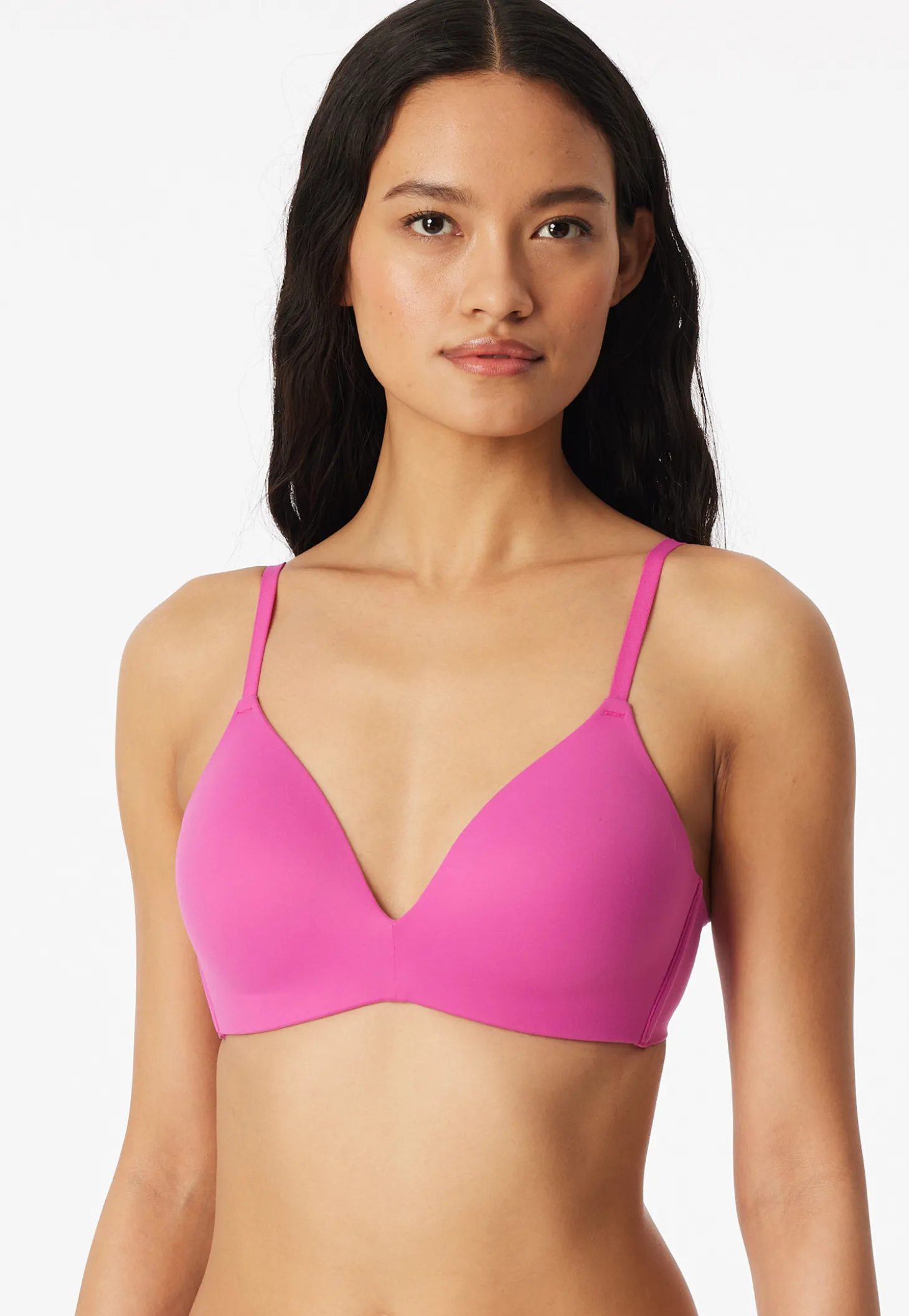 BH ohne Bügel gepadded ohne Bügel fuchsia - Invisible Soft