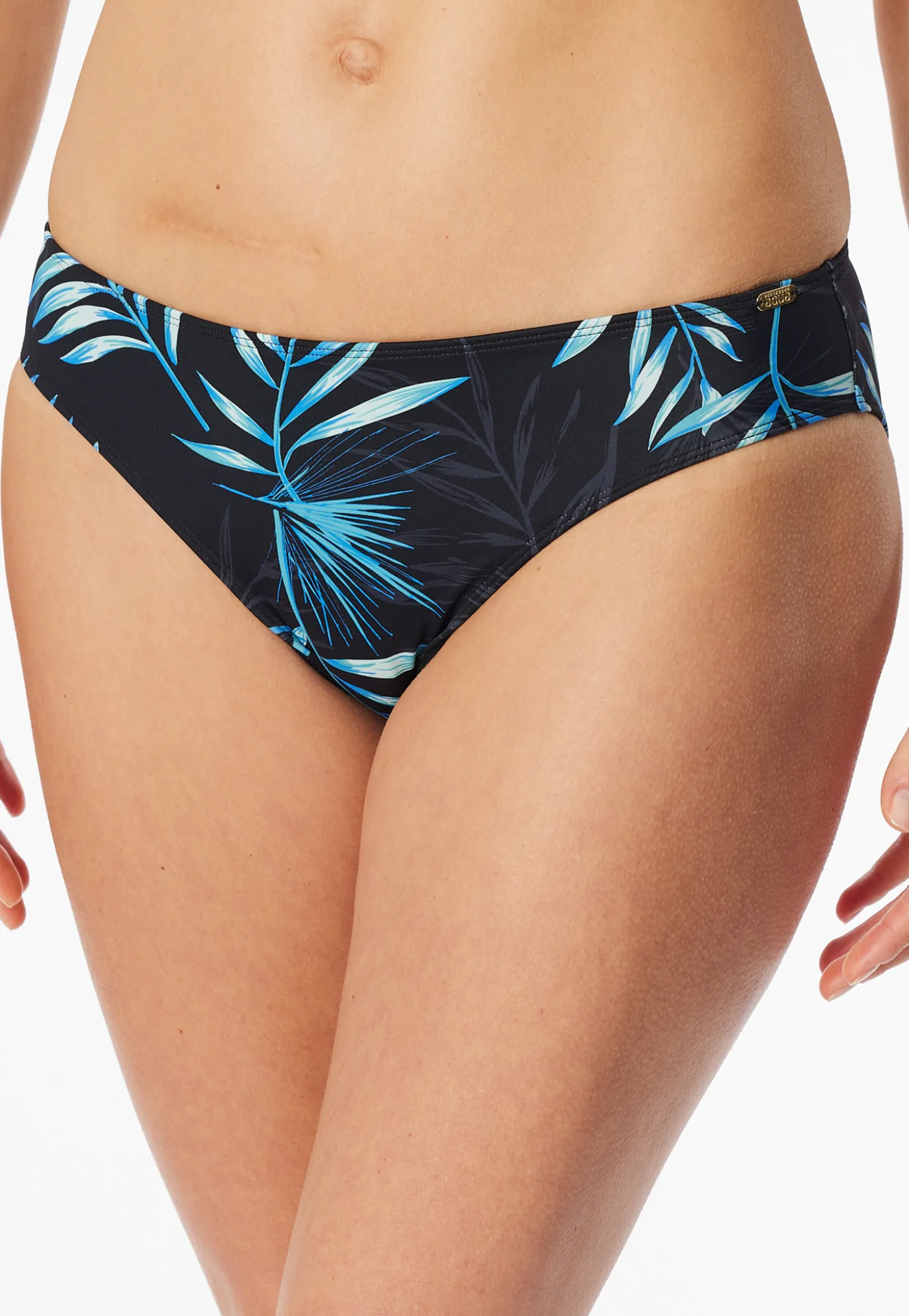 Bikinislip Jersey Palmen multicolor - Aqua
