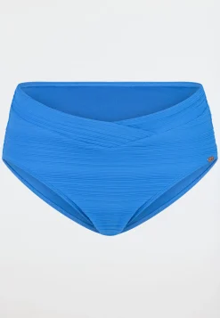 Bikinislip Retro Jersey recycelt Streifen aquarium - Aqua