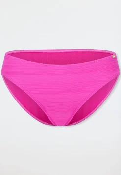 Bikinislip Streifen fuschia - Aqua