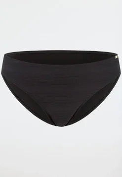 Bikinislip Streifen schwarz - Aqua