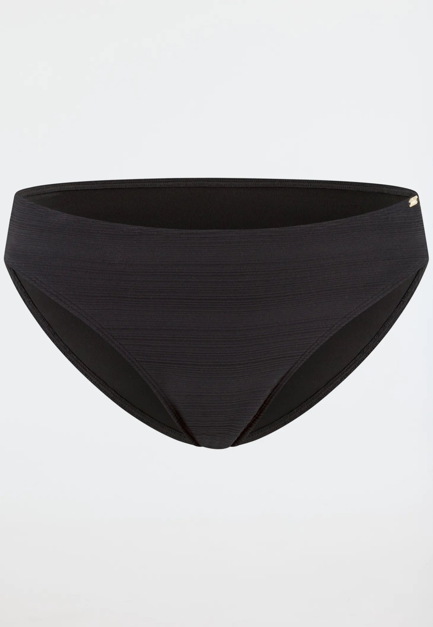 Bikinislip Streifen schwarz - Aqua