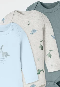 Bodys langarm Dinos mehrfarbig - Baby