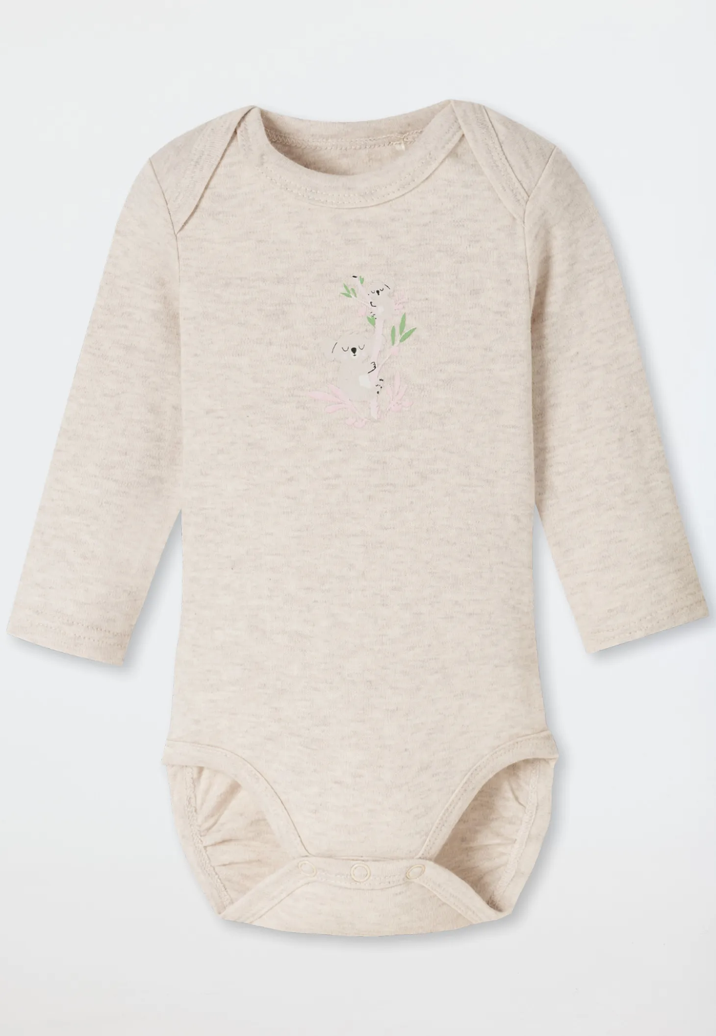 Bodys langarm 3er-Pack Interlock mehrfarbig - Baby