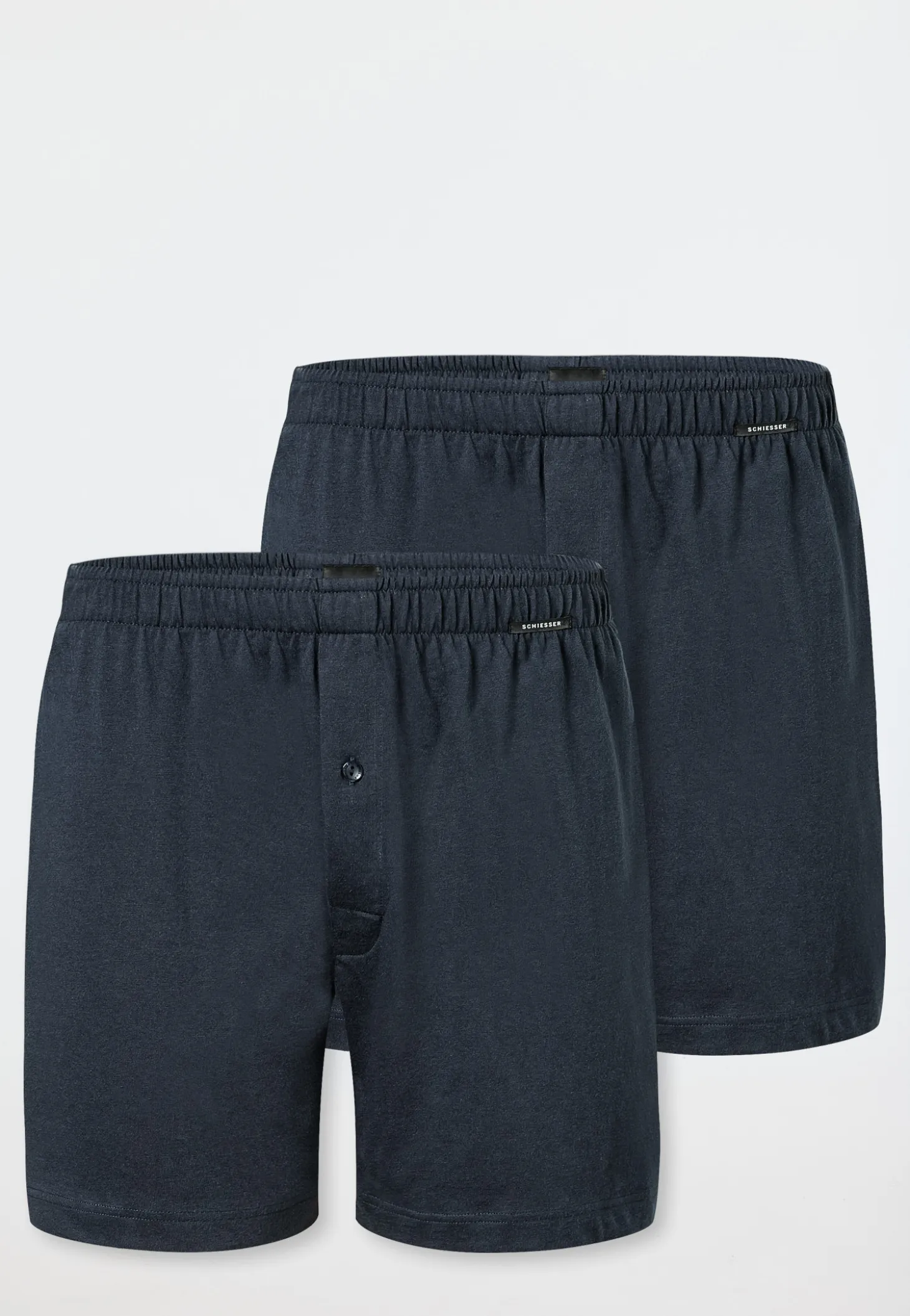Boxershorts 2er-Pack Jersey nachtblau - Boxershorts Multipacks