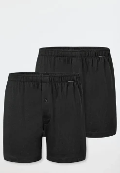 Boxershorts 2er-Pack Jersey schwarz - Boxershorts Multipacks