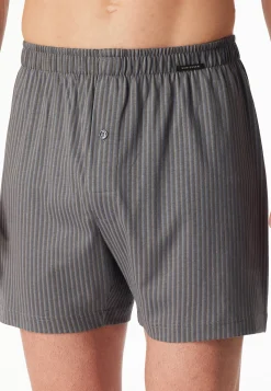 Boxershorts 2er-Pack Jersey uni gemustert - Boxershorts Multipack