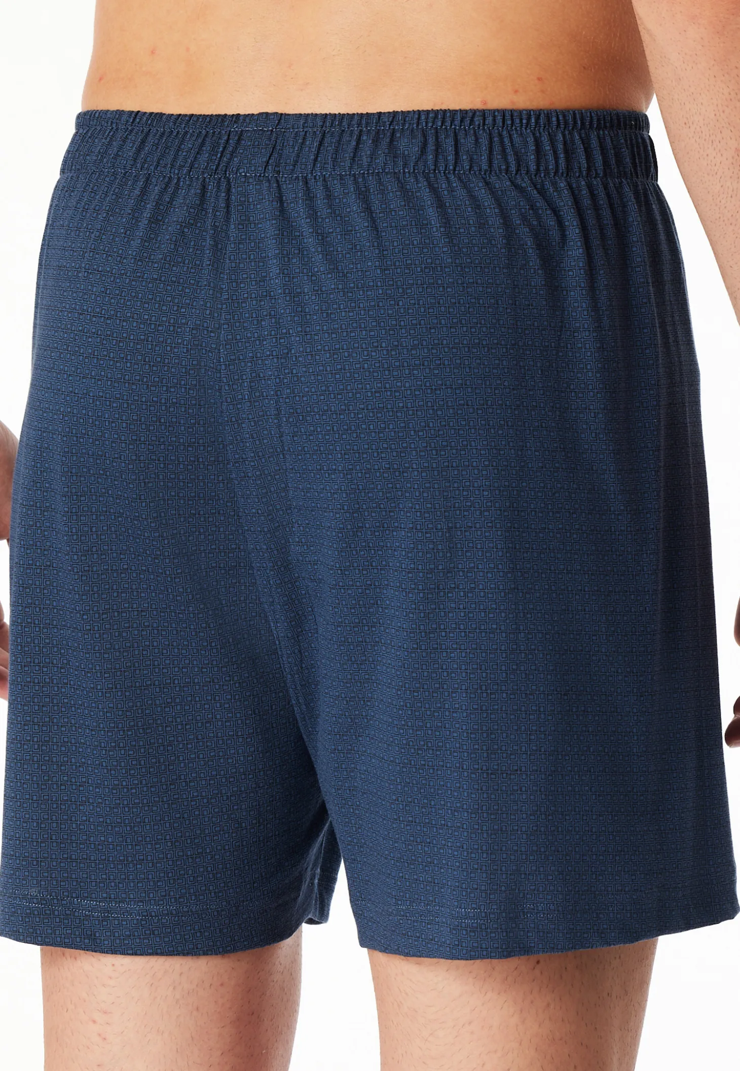 Boxershorts 2er-Pack Jersey uni gemustert - Boxershorts Multipack