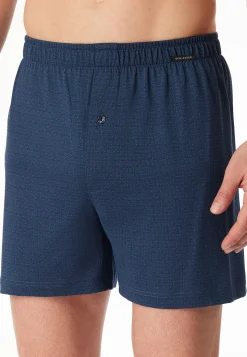 Boxershorts 2er-Pack Jersey uni gemustert - Boxershorts Multipack