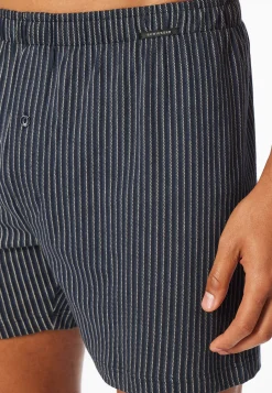 Boxershorts 2er-Pack Jersey uni gemustert - Boxershorts Multipacks