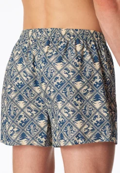 Boxershorts 2er-Pack Webware mehrfarbig gemustert - Boxershorts Multipack