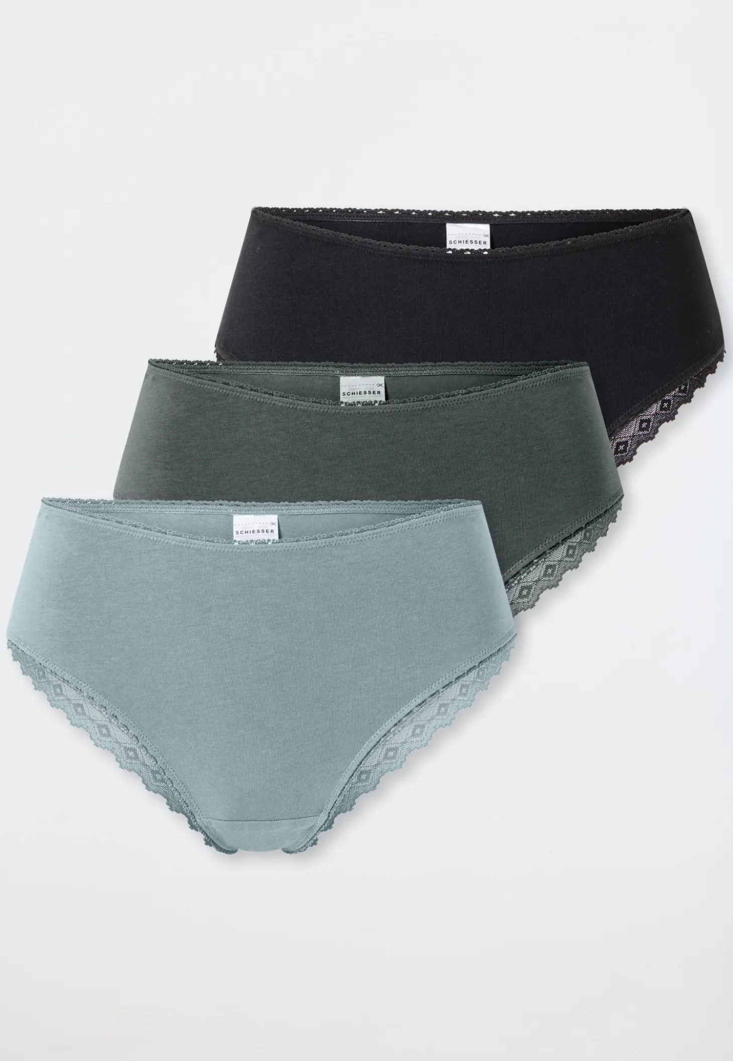 Brazilian 3er-Pack Spitze mehrfarbig - Modern Multipacks