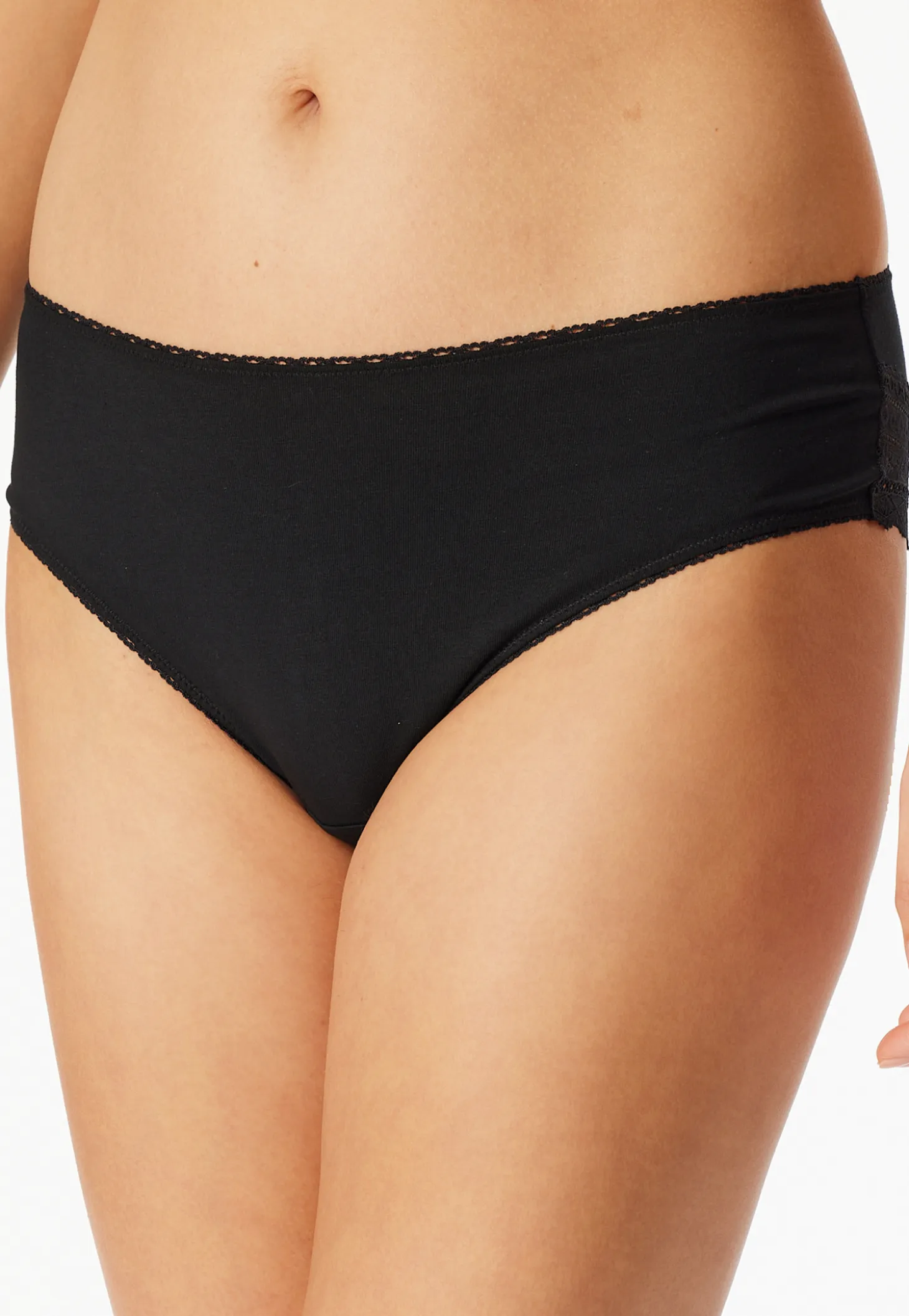 Brazilian 3er-Pack Spitze schwarz - Modern Multipacks