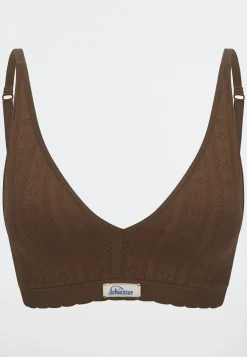 Bustier Ajourée seamless dunkelbraun - Revival Alma