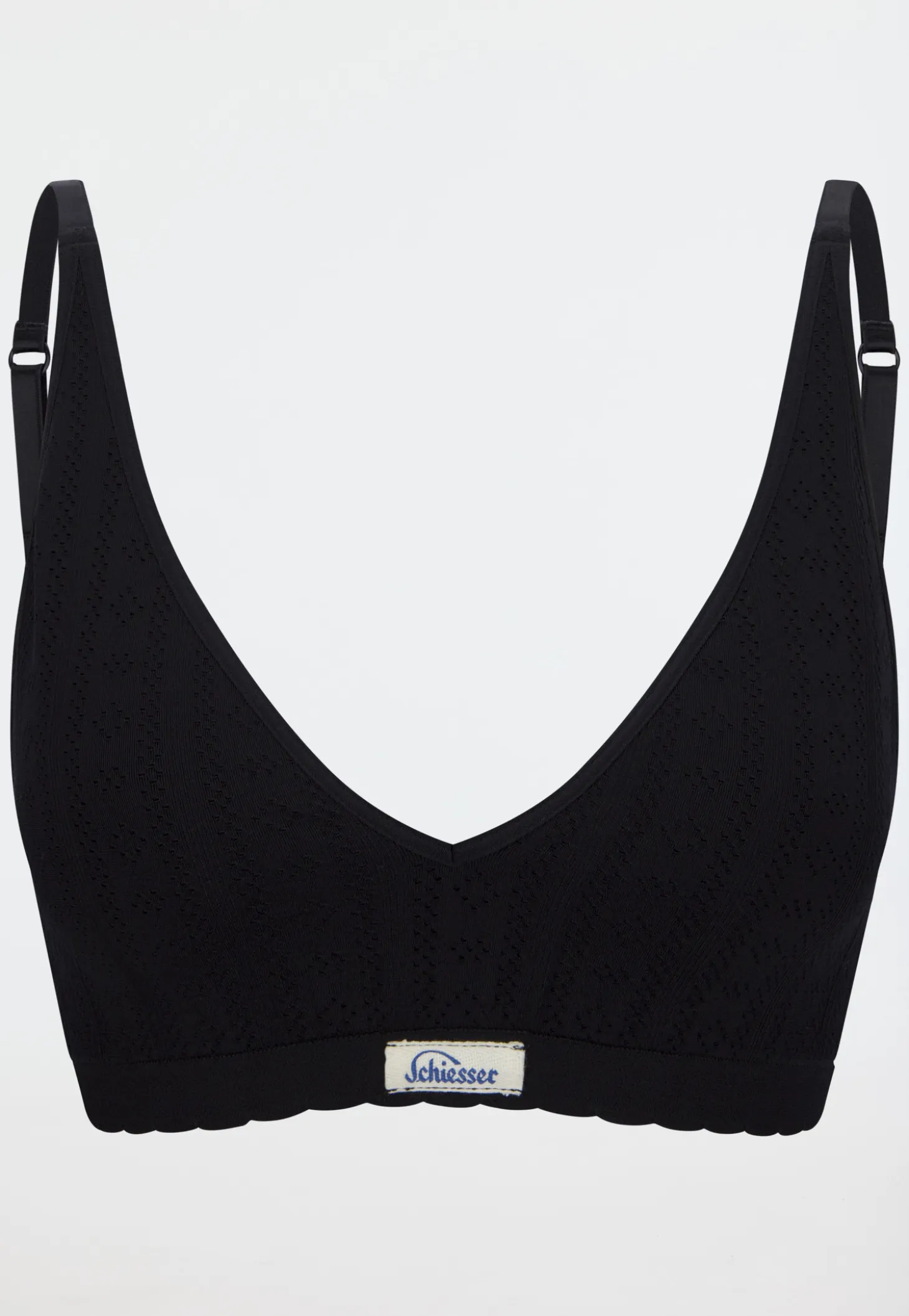 Bustier Ajourée seamless schwarz - Revival Alma