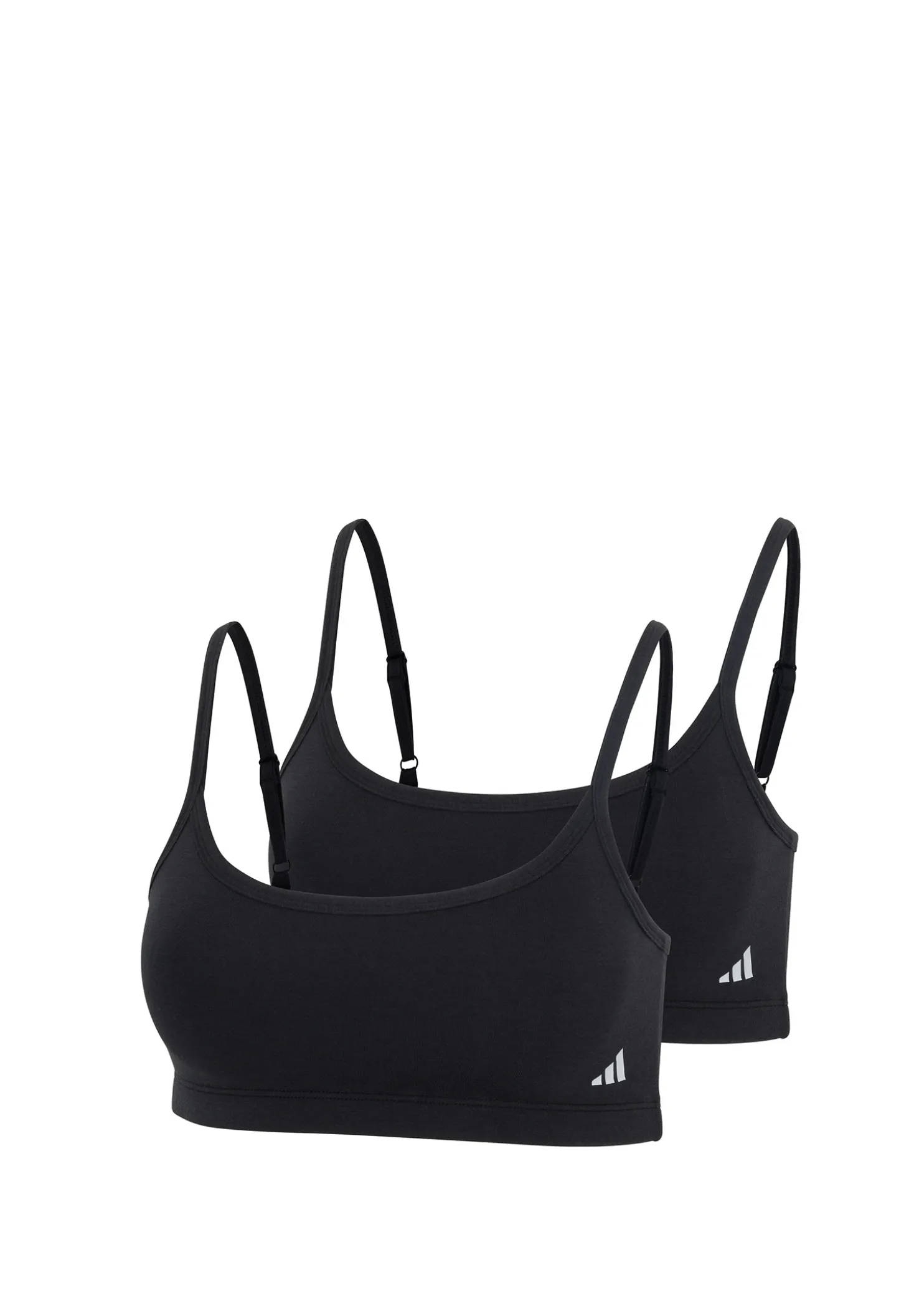 Bustier 2er-Pack Schwarz - ADIDAS