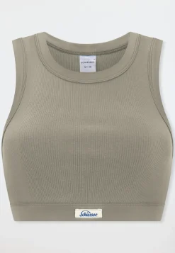 Bustier Feinripp jade - Revival Paula