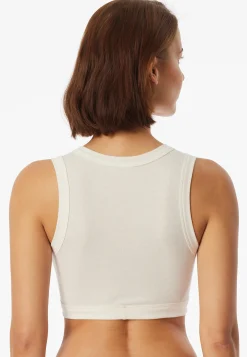 Bustier Feinripp off-white - Revival Paula