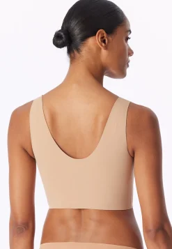 Bustier Microfaser herausnehmbare Pads maple - Invisible Soft