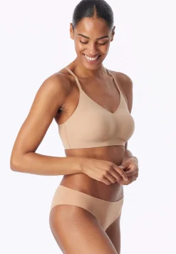 Bustier Microfaser herausnehmbare Pads maple - Invisible Soft