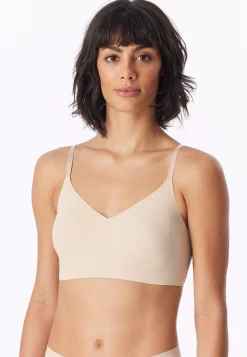 Bustier Microfaser herausnehmbare Pads sand - Invisible Soft