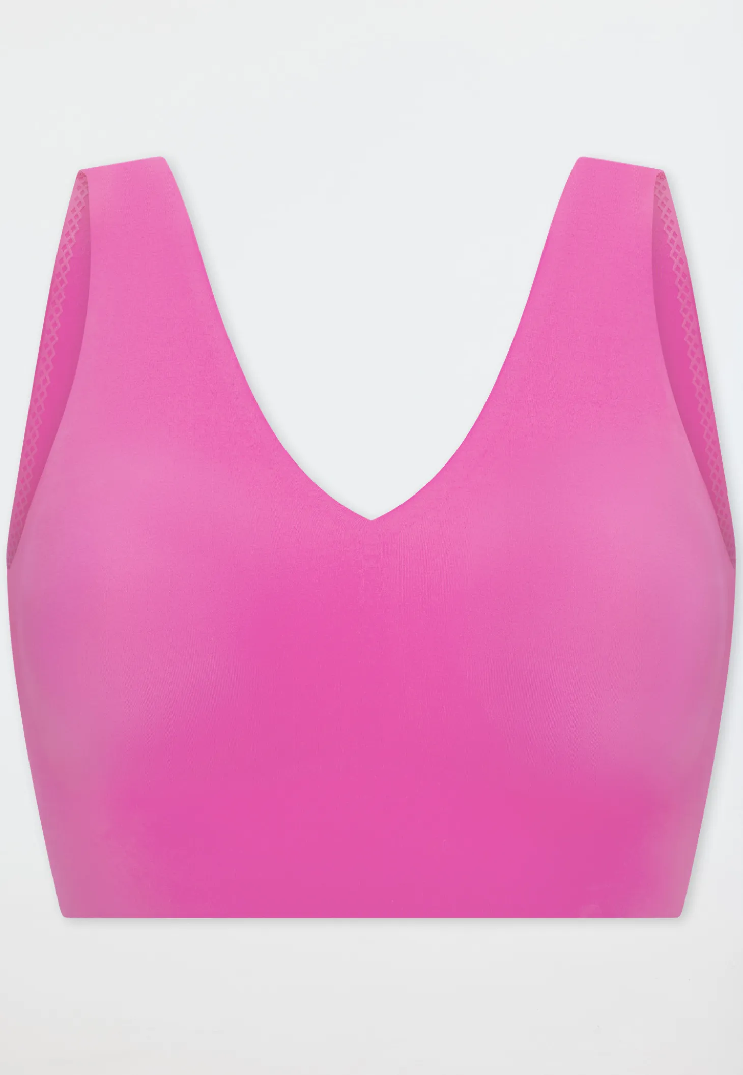Bustier Mikrofaser herausnehmbare Pads fuchsia - Invisible Soft