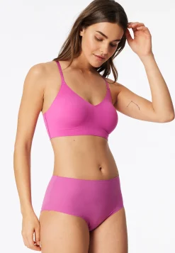 Bustier Mikrofaser herausnehmbare Pads fuchsia - Invisible Soft