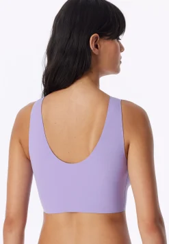 Bustier Mikrofaser herausnehmbare Pads zartlila - Invisible Soft
