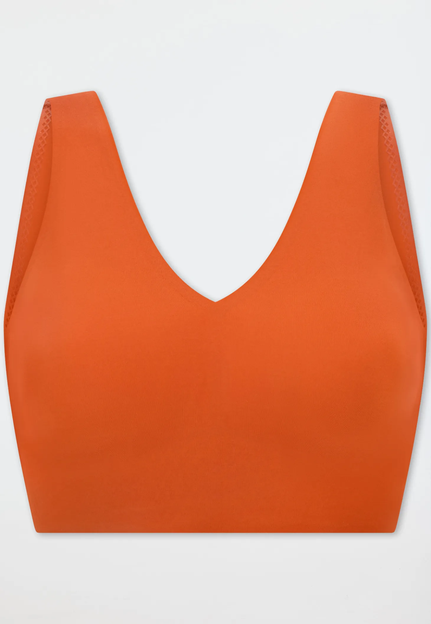 Bustier Mikrofaser herausnehmbare Pads terracotta - Invisible Soft