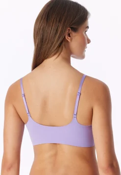 Bustier Mikrofaser herausnehmbare Pads zartlila - Invisible Soft