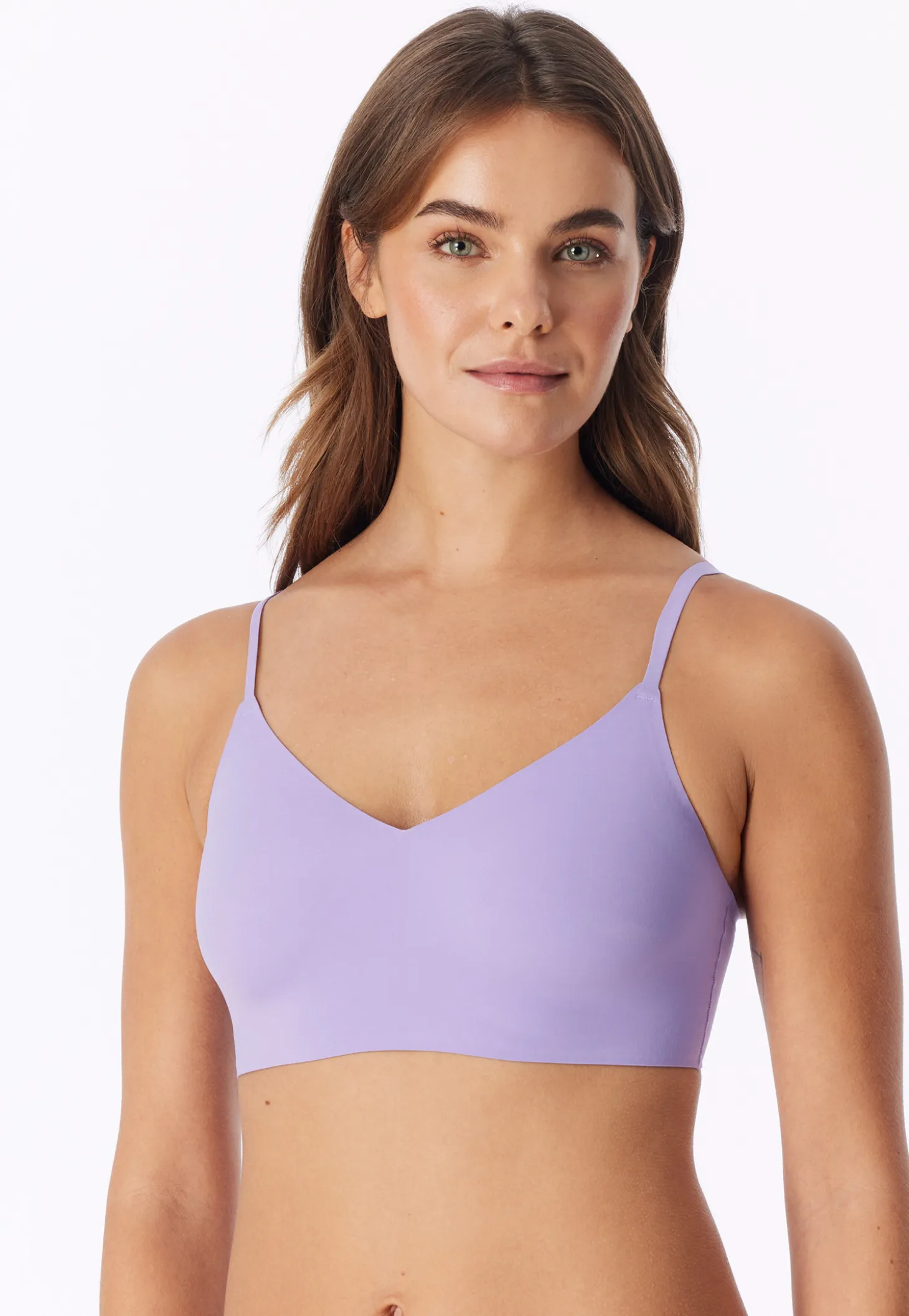 Bustier Mikrofaser herausnehmbare Pads zartlila - Invisible Soft